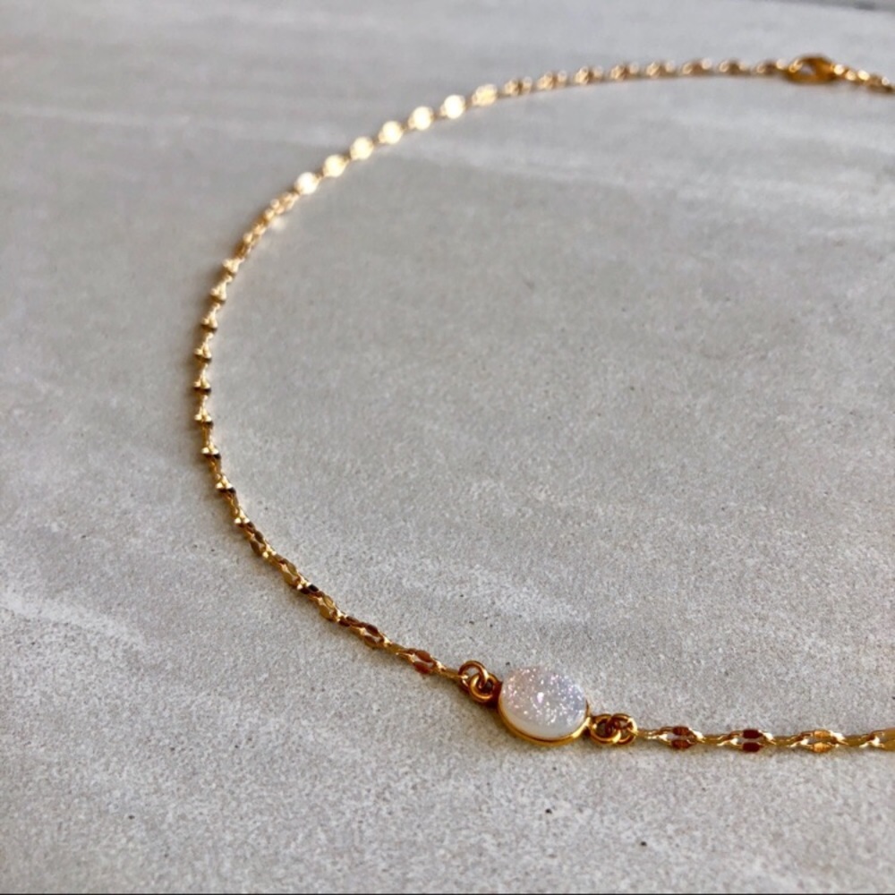 ❗️LAST❗️Gold Druzy Choker - Picture 5 of 6